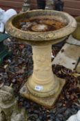 *Willow Stone Birdbath