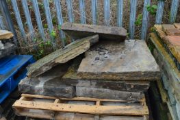 *Pallet of Yorkstone Paving Slabs