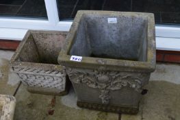 *Two Decorative Planters