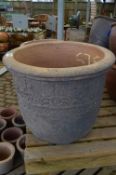*Large Sandblasted Decorative Planter