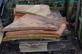 *Mixed Indian Sandstone Paving