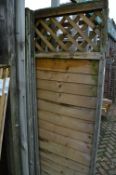 *Three Trellis Top Lap Panels