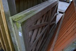 *Four Assorted Fence Panels