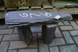 *Small Slate Bench