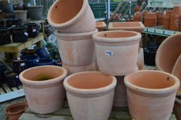 *Eight Terracotta Pots