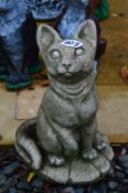 *Concrete Cat Garden Ornament