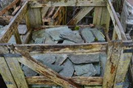 *Pallet Containing Reclaimed Slate Paving