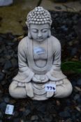 *Meditating Buddha Garden Ornament