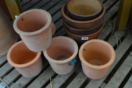 *Assortment of Terracotta Plant Pots