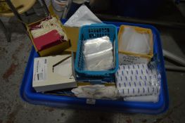 *Blue Bottle Barrow Containing Assorted Packaging