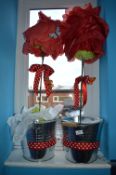 *Two Artificial Flower Displays