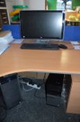 *Hp Desktop Computer with Windows 8 Operating System, Flat Screen Monitor, Keyboard and Mouse