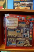 *Two Melissa & Doug Wood Rescue Vehicle Sets