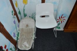 *Stackable Chair and a Child's Rocking Chair