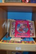 *Six Melissa & Doug Children's Toys Including Bead Sets