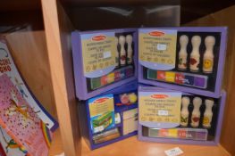 *Four Melissa & Doug Rubber Stamp Sets