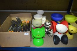 *26 Henry Aluminium Diabolo Sticks with Thirteen Diabolos