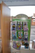 *Budkins Wood Characters Display Stand and Contents