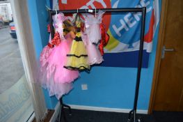 *Seven Children's Fancy Dress Costumes and Garment Rail