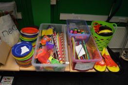 *Assorted Jugglers Paraphernalia, Spinning Plates, etc.