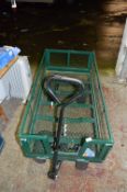 *Four Wheel Steerable Trolley with Mesh Sides and Base