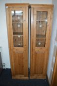 *Two Pine Display Cabinets