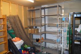 *Remaining Contents of Office Which Includes Assorted Shelving, Card Spinner, Astro Turf, Fabrics,