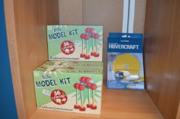 *Six Mini Model Kits and Two Balloon Hovercrafts