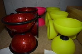 *Three Large Red Metallic and Six Large Fluorescent Diabolos