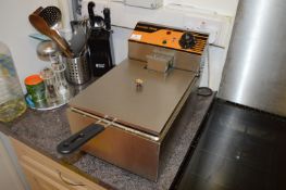 *Single Basket Countertop Electric Fryer