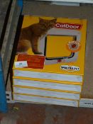 Four Spectra Pet Cat Flaps