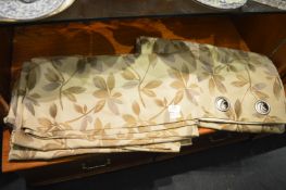 Pair of Montgomery Juniper Curtains Overall Drop 2.53