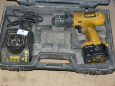 Dewalt Cordless Drill with Charger and Carry Case