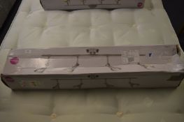 Four Spotlight Chrome Bar Ceiling Fitting