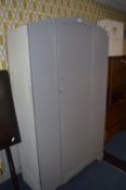 Grey Painted Single Door Wardrobe
