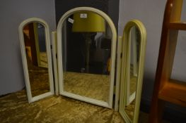 White Plastic Dressing Table Mirror