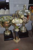 Three Large Trophies