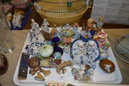 Tray of Ornaments Including Wade