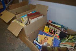 Four Boxes of Encyclopedias and Other Reference Books