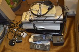 Panasonic DVD Player, Goodmans Freeview Box, etc.