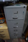 Four Drawer Foolscap Filing Cabinet (Grey)