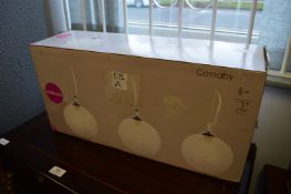 Triple Suspension Ceiling Light Fitting