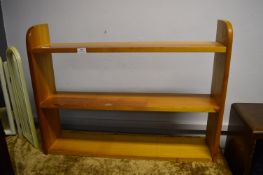 Three Height Pine Bookshelf