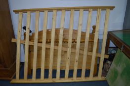 Kingsize Bed Frame with Headboard and Baseboard