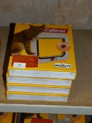 Four Spectra Pet Cat Flaps
