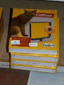 Four Spectra Pet Cat Flaps