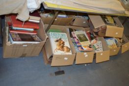 Ten Boxes of Hardback and Paperback Books