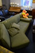 1950s G-Plan Green Upholstered Settee