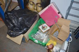 Three Boxes of Glassware, Mugs, Teapots and Cutlery