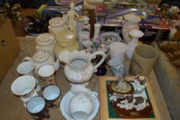 Vases, Canisters, Teapots, Jugs, Ornaments, etc.